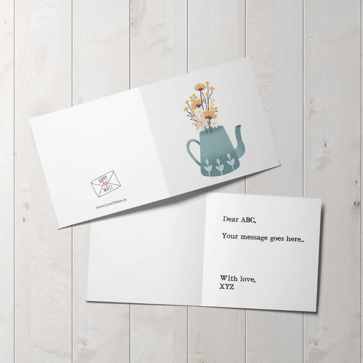 Vase Flowers Card