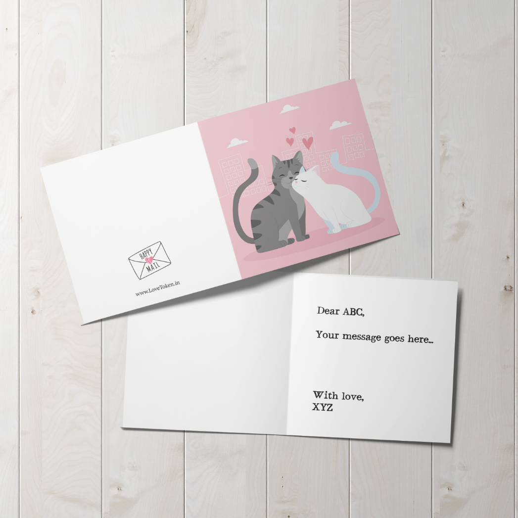 Cat couple Card