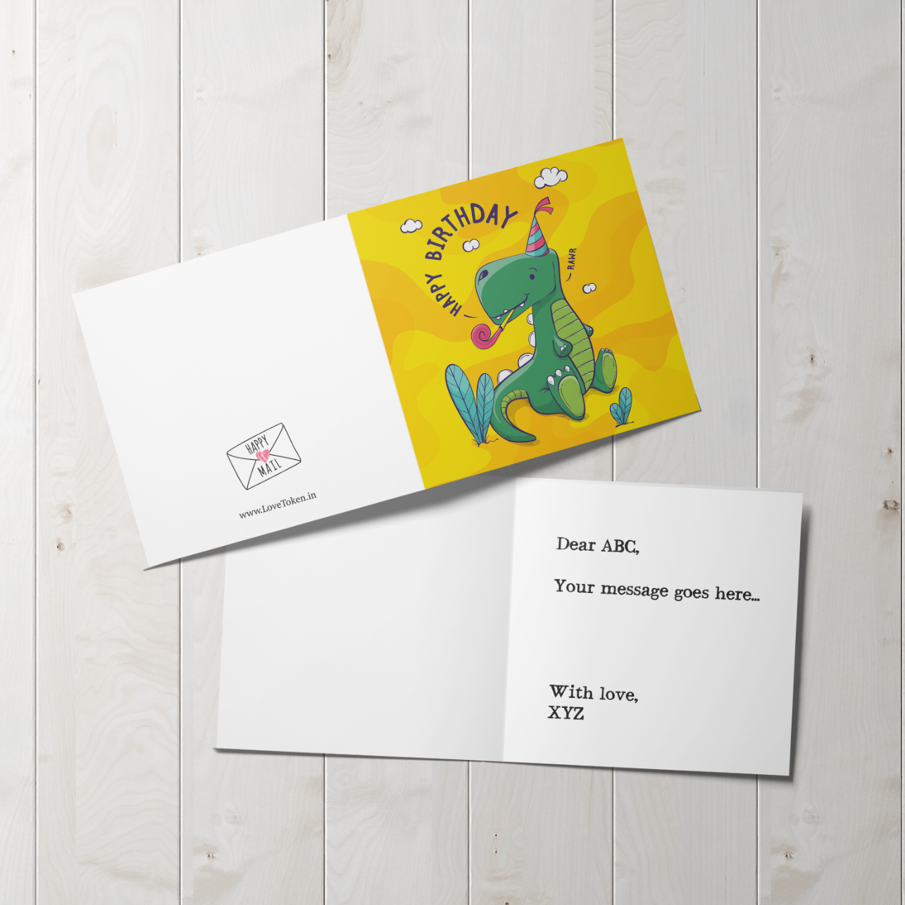 Dino Birthday Card