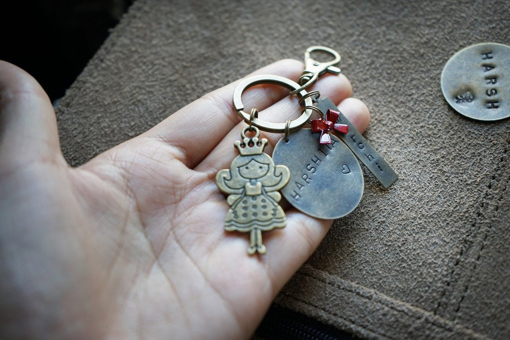 Personalised Girl Keychain