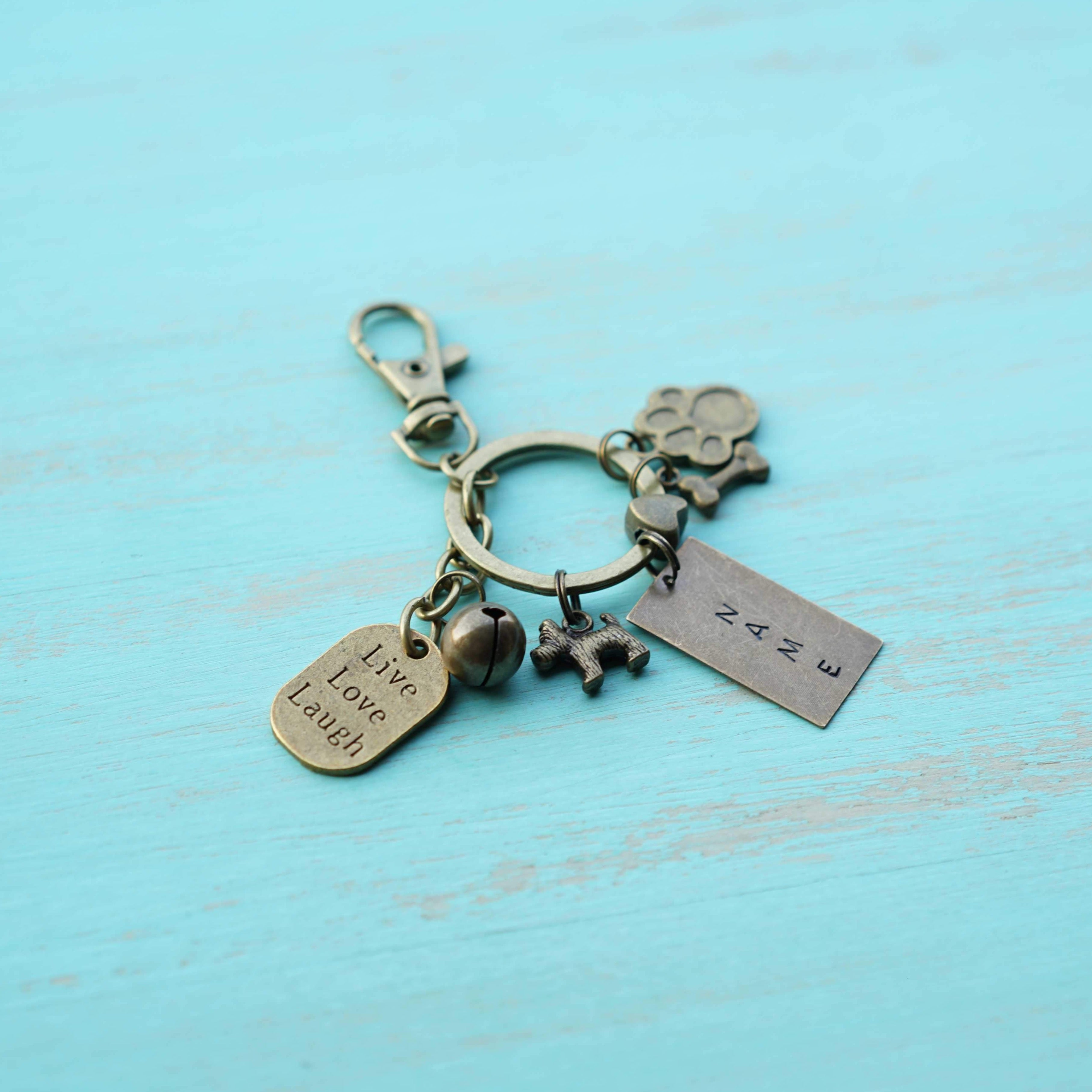 Dog lover Keychain Personalised