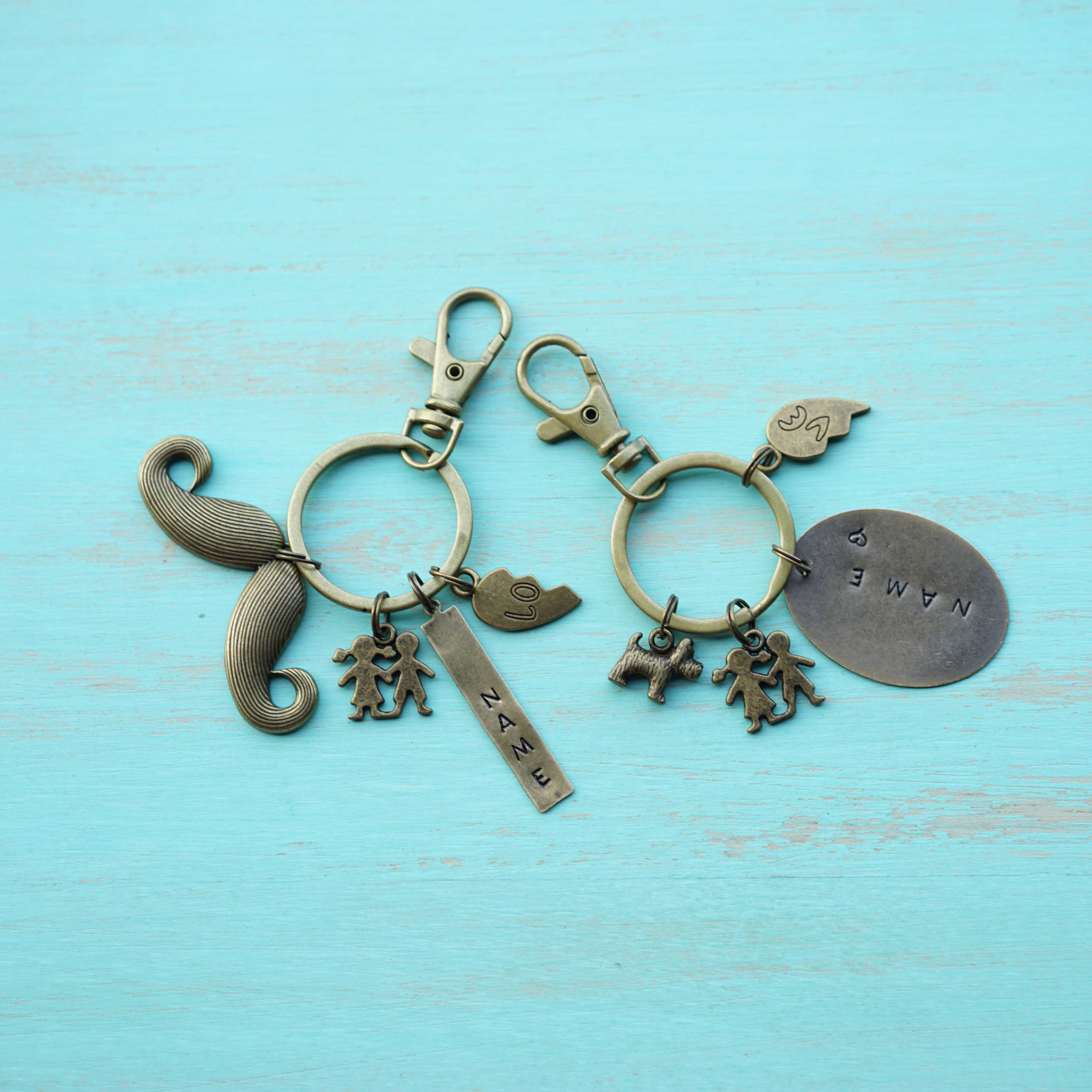 Personalised Couple Keychain