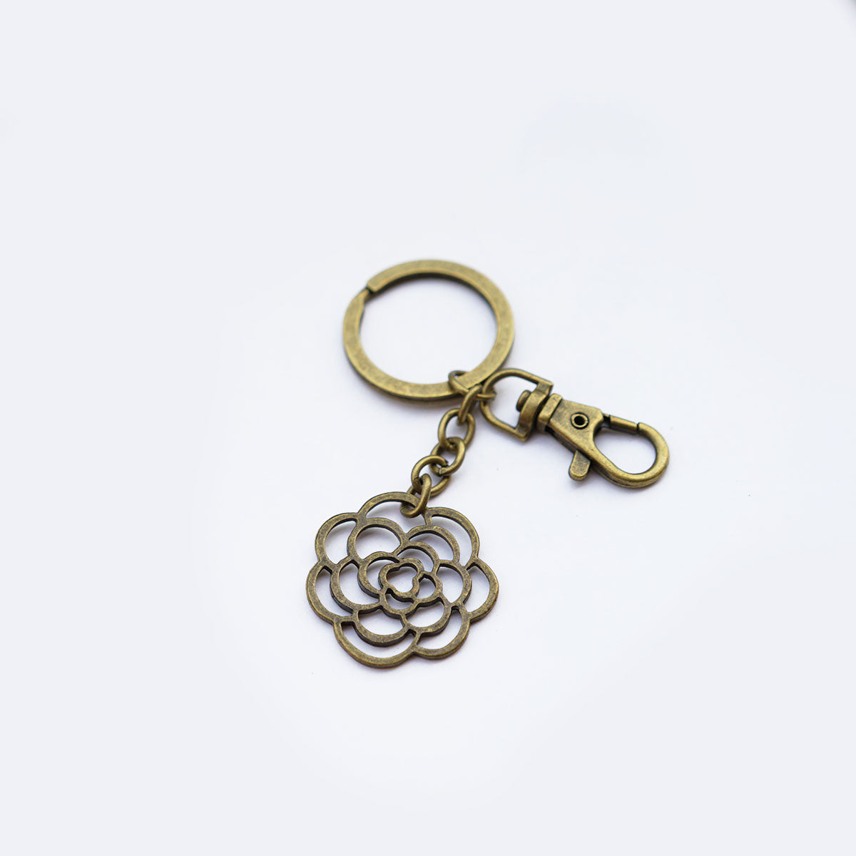 Flower Keychain Personalised