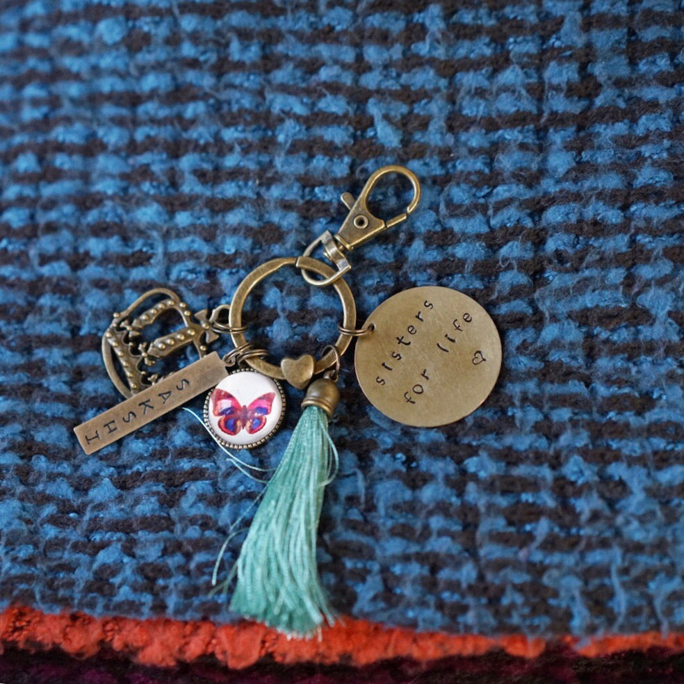 Sisters for life Keychain