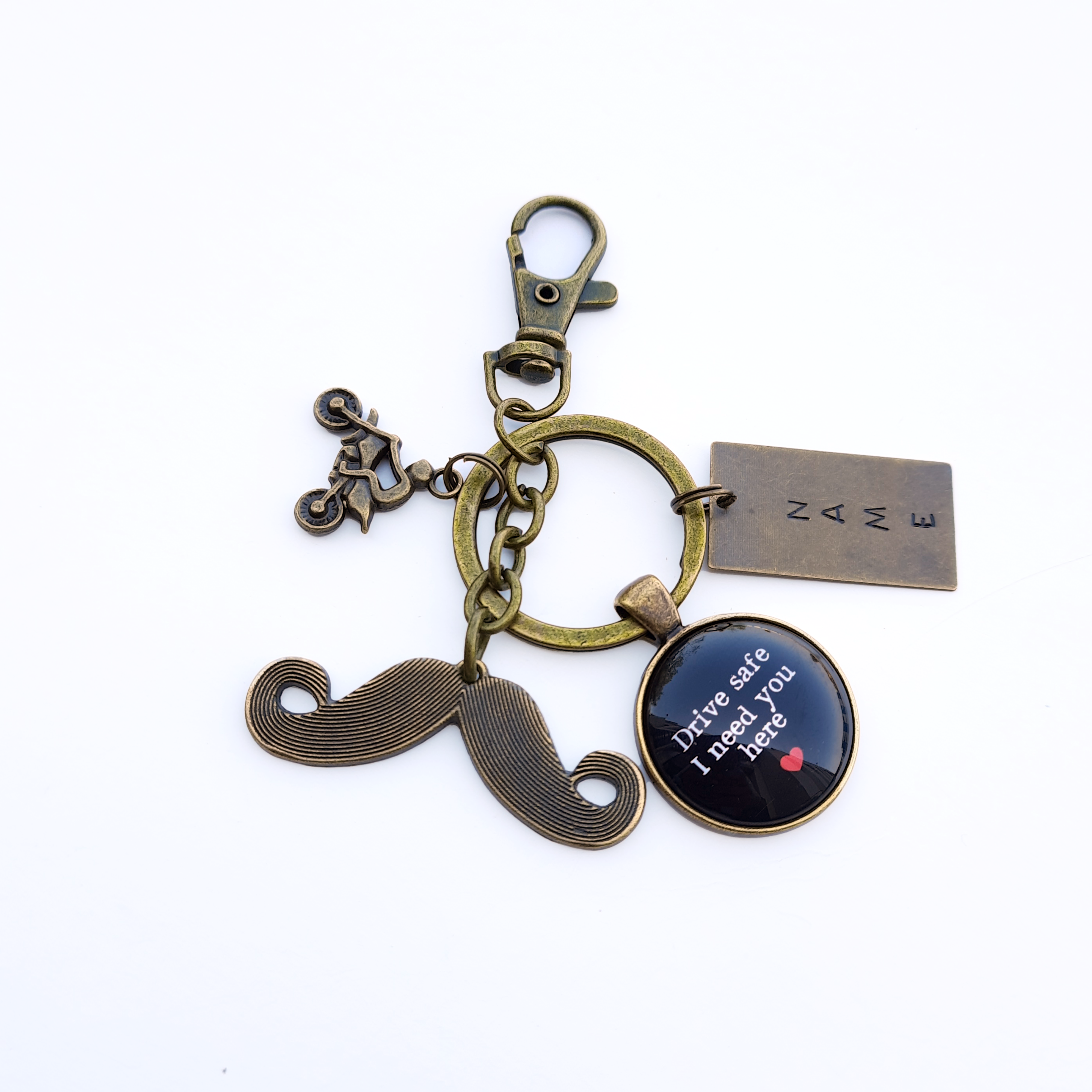 Bike Personalized  Keychain with name