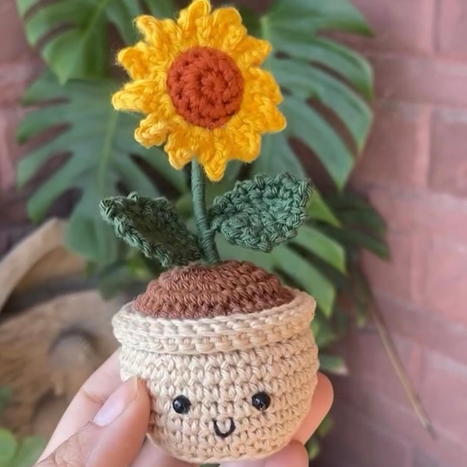 Mini Sunflower Pot 🌻