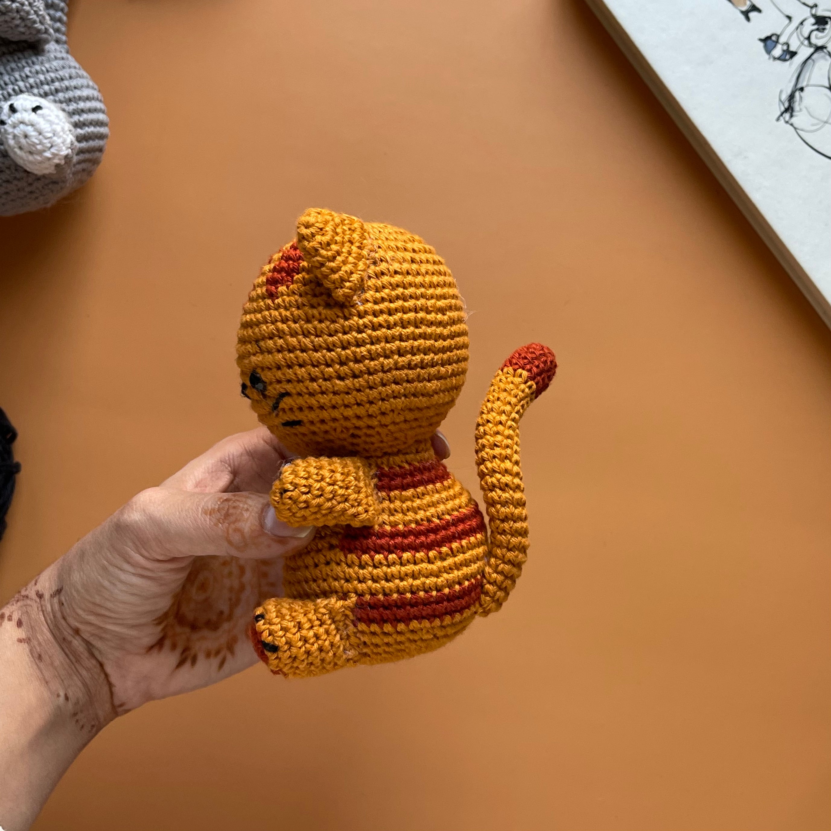 Cat Crochet Toy