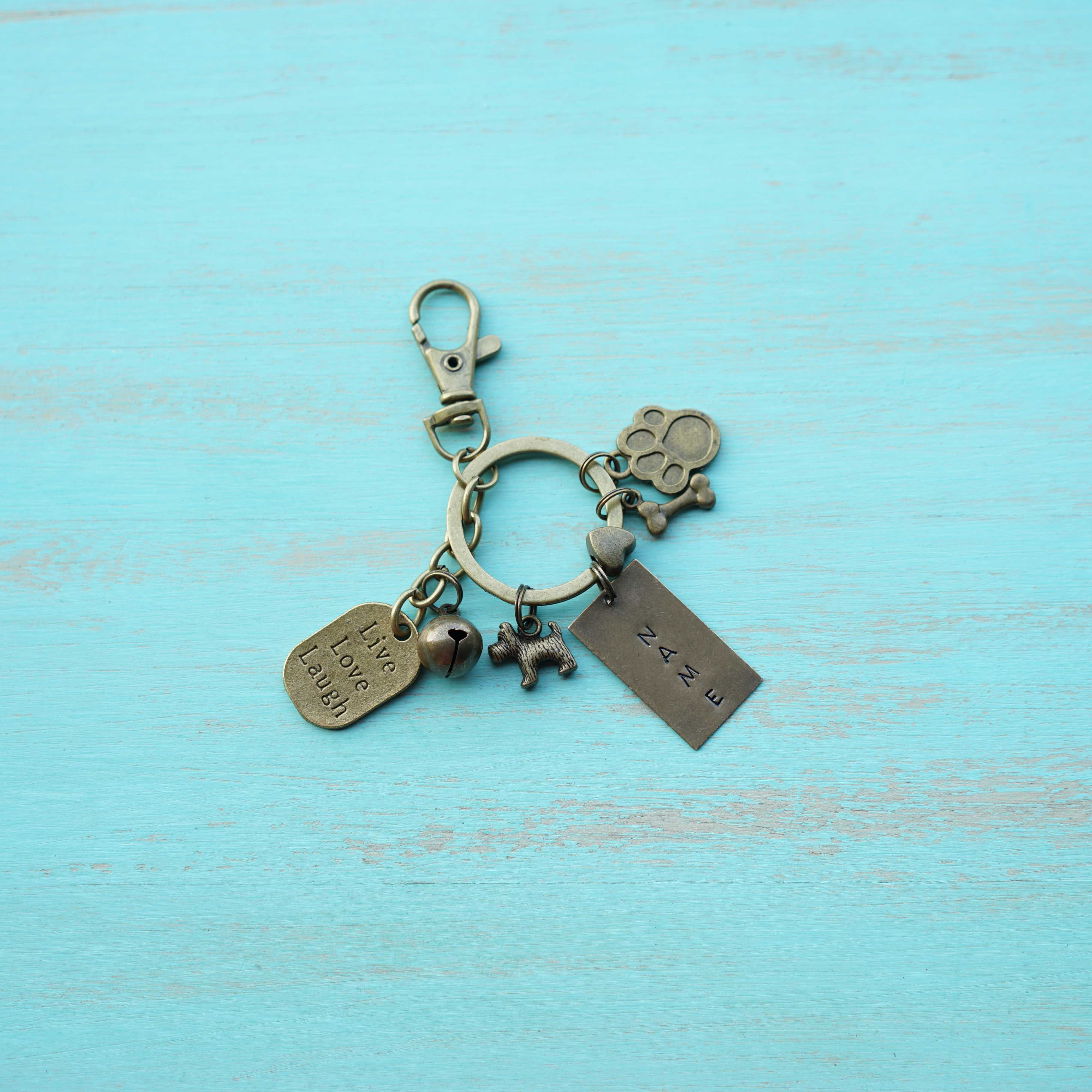 Dog lover Keychain Personalised