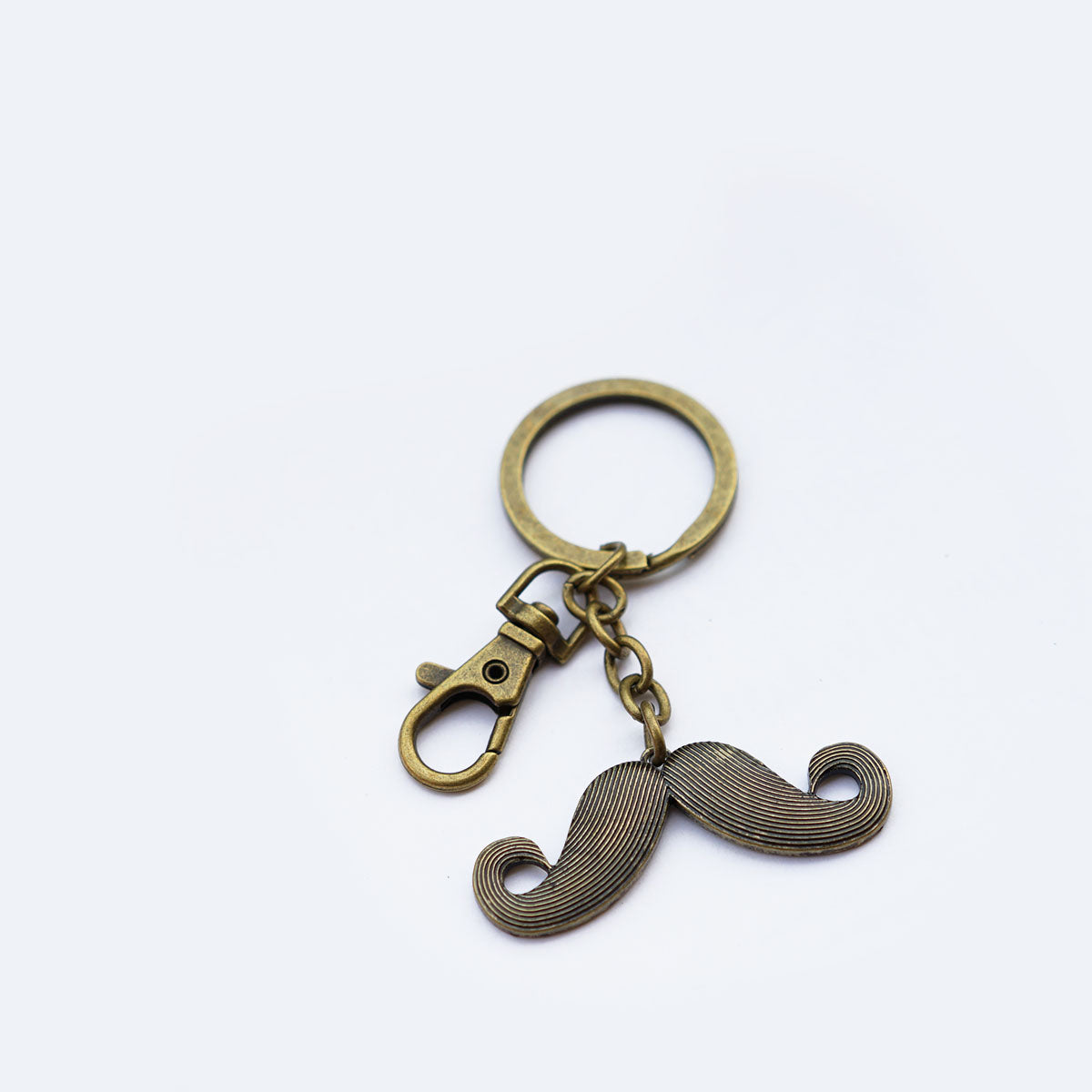 Moustache Keychain Personalised