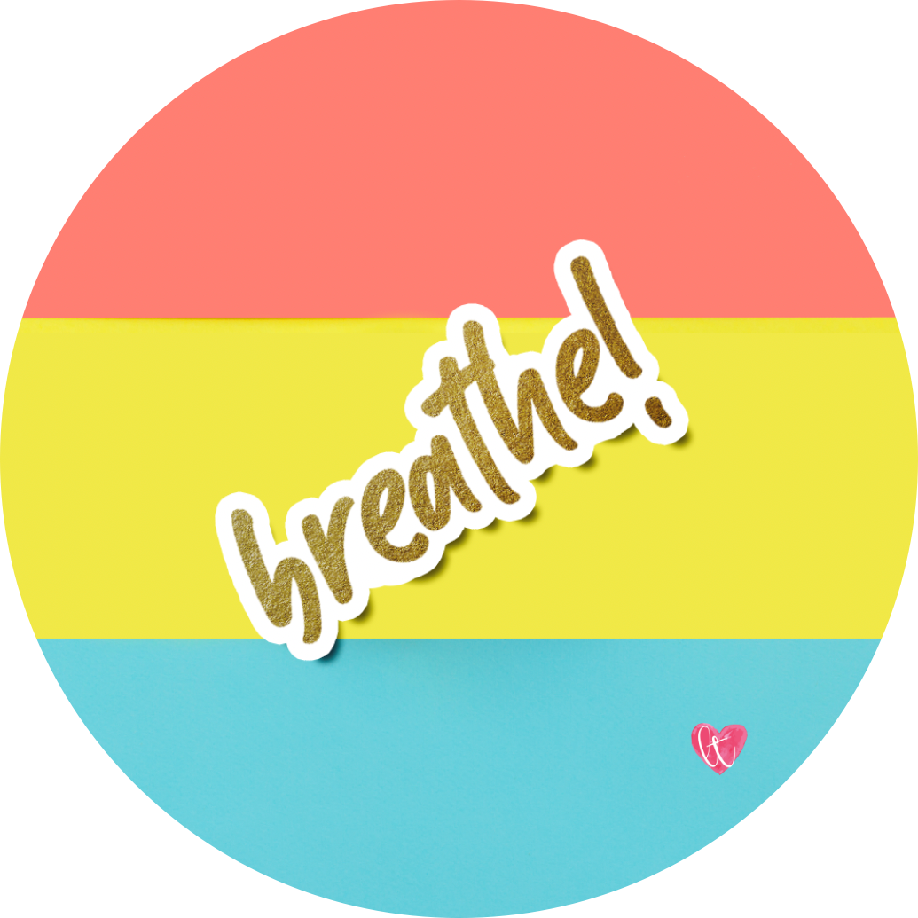 “Breathe” Foil Vinyl Sticker