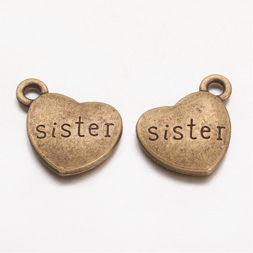 Heart with word Sister